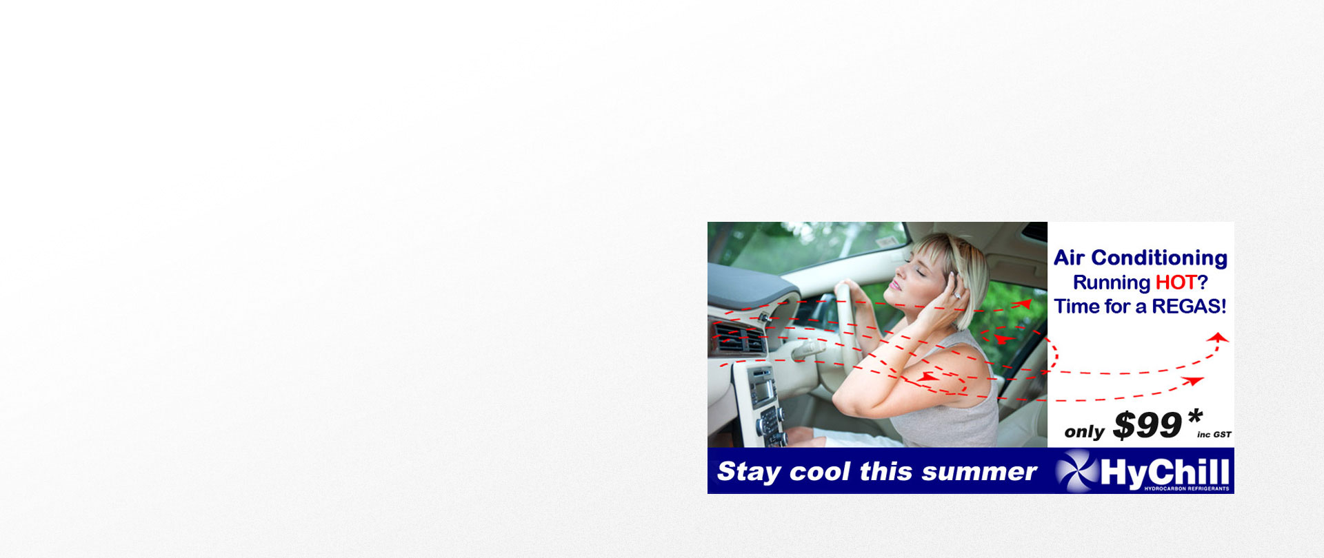 REGAS Air Conditioner in your vehicle and stay COOL this summer!